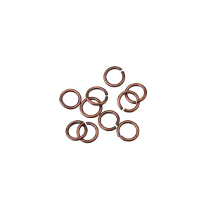 Соединит. кольца TierraCast 5 мм, античная медь, уп.10 шт (#TC-0024-18-10)