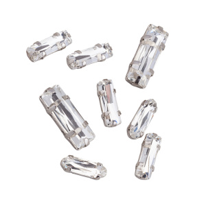 Crystalbird Микс кристаллов – Crystal, родий, уп.8 шт. (#CBCS-MIX05)