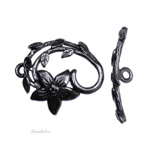 JBB Замок-тоггл "Вьюнок", gunmetal (J86-00)