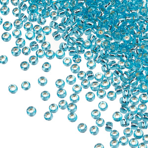 TOHO Round 8/0 внутреннее серебрение, аквамарин (#23)