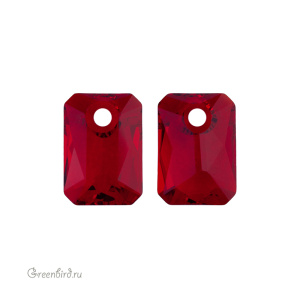 6435 подвеска Emerald Cut 9 mm – Siam (#208) 6435 подвеска Emerald Cut 9 mm – Siam (#208)