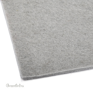Фетр EFCO 3 мм для декорирования, 30 х 45 см, серый