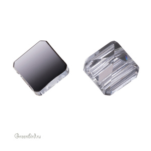 Swarovski 5061 Бусина Шип квадратный 7,5 мм, серебряная ночь (#001SINI), 1 шт.