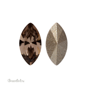 Swarovski 4228 Наветт 6х3 мм, греж (серо-бежевый) (#284), 1 шт.