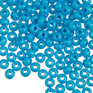 Czech 6/0, непрозрачный, Blue Terra Dyed (#16365)
