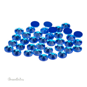 Swarovski 2088 Клеевые стразы круглые SS16, королевский синий делайт (#001L110D), уп. 36 шт.