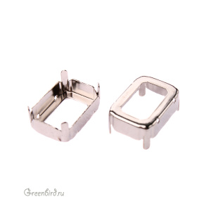 4610 Оправа для Octagon 18х13 мм, родий