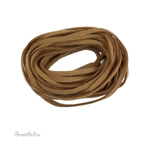 Шнур Ultrasuede 3 мм Light Brown (LBR) Шнур Ultrasuede 3 мм Light Brown (LBR)