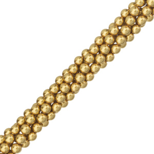 Swarovski Жемчуг 5 мм #5810 Royal Gold (#2034)