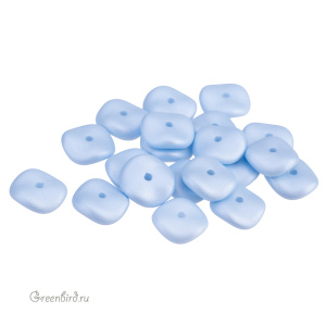 Wavelet Bead 10mm, Pastel Blue, 1 шт. (#29310) Wavelet Bead 10mm, Pastel Blue, 1 шт. (#29310)