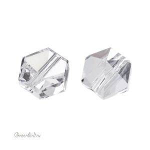 Swarovski 5060 Бусина Шип-Гексагон 5,5 мм, прозрачный (#001), 1 шт.