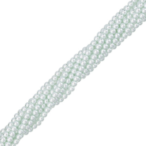 Жемчуг Crystalbird, круглый, 4 мм, Light Green, нить (#502) Жемчуг Crystalbird, круглый, 4 мм, Light Green, нить (#502)