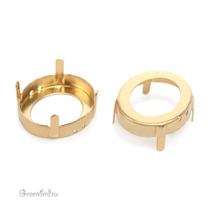 4196 Оправа для Nautilus 23x20 мм, латунь