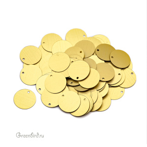 Пайетки Motivo M92 12 мм – Oro Giallo (#236W)