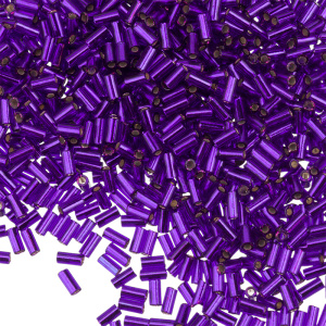 MIYUKI Bugle 3mm – Silver Lined Violet (#1427)