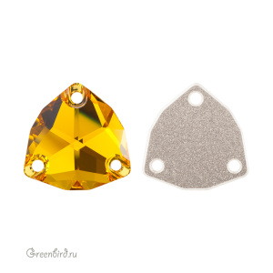 Swarovski пришивные 3272 Триллиант 16 мм, подсолнух (#292), 1 шт.