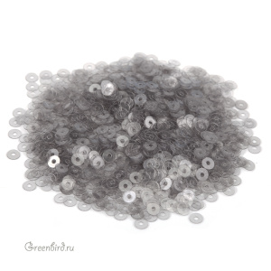 Пайетки 3мм плоские Grigio Chiaro (#9112)