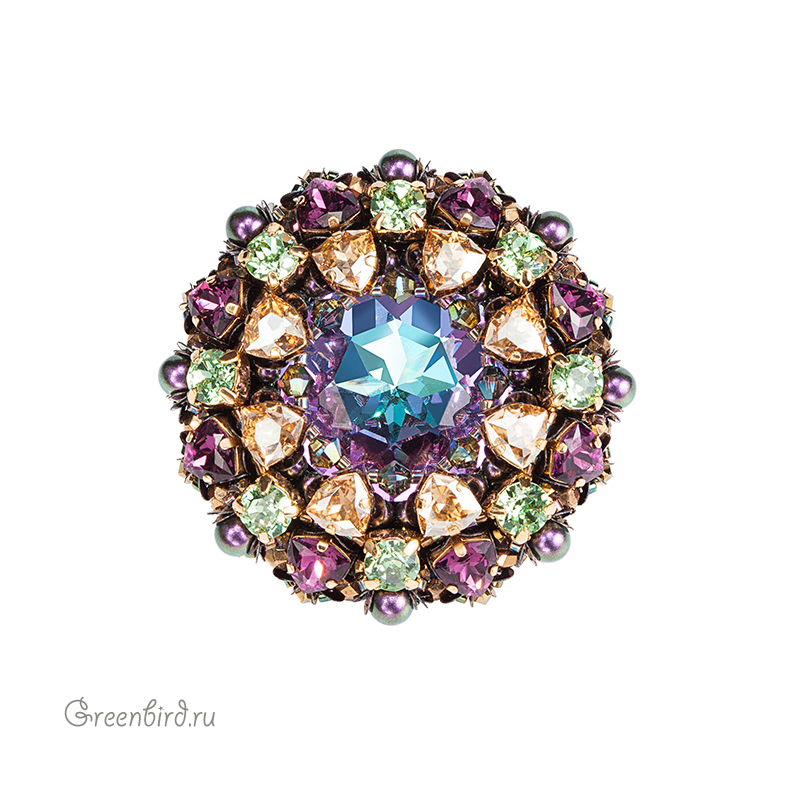 PDF инструкция от Марины Лезихиной: брошь 