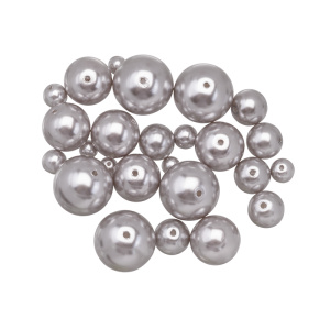 Crystalbird Микс жемчуга 3-10 мм, серый, уп.25 шт. (#MIX507)