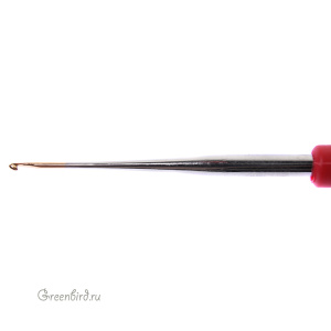 Крючок вязальный 0,75мм, с ручкой-колпачком (113-7-0,75) Крючок вязальный 0,75мм, с ручкой-колпачком (113-7-0,75)