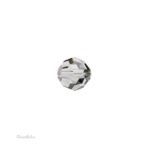Swarovski 5000 Бусина круглая 10 мм, черный алмаз (#215), 1 шт.