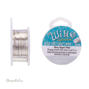 Проволока Wire Elements 20 Ga Silver (CW20R-SL-6)