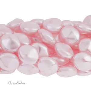 Жемчуг барочный плоский 10 мм #5842 Rosaline (#294)