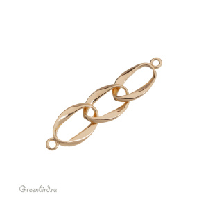 Коннектор "Звенья", золото, 1 шт. (#SVA-BASE-1450G)