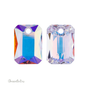 6435 подвеска Emerald Cut 11,5 mm – Crystal AB (#001AB)