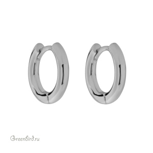 Швензы-кольца "Конго" 17 мм, родий, пара (#SV1701-2302)