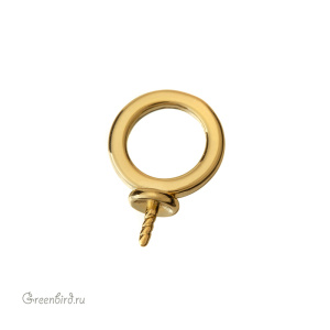 Коннектор-бейл для вклеивания, золото, 1 шт. (#SV1701-B052-G)