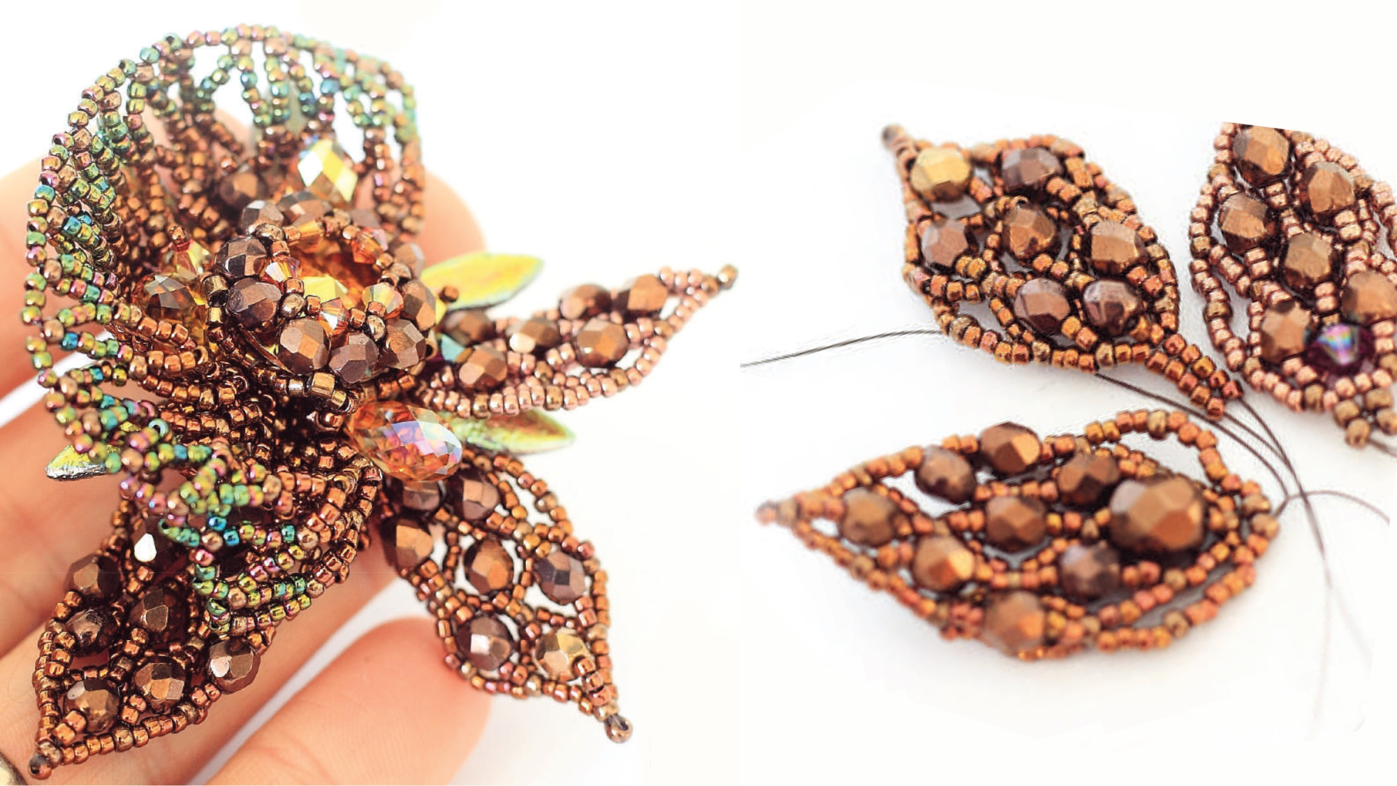 PDF инструкция от Аполлинарии Копривник: асимметричная брошь в комбинированной технике