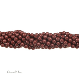 Swarovski 5810 Жемчуг 2 мм, бордовый (#538), уп. 50 шт.