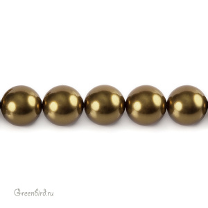 Жемчуг с расширенным отверстием 16 мм #5811 Antique Brass (#402)