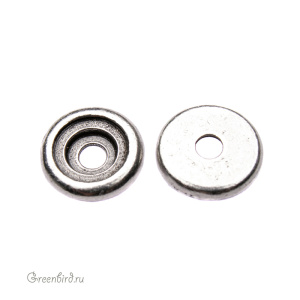 Элемент под заклепку "Для флэтбэка SS34", ант. олово (#TC-5795)