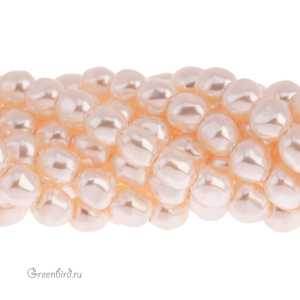 Жемчуг барочный 6 мм #5840 Creamrose (#621)