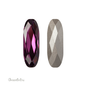 4161 Long Classical Oval 27x9 мм – Amethyst (#204)