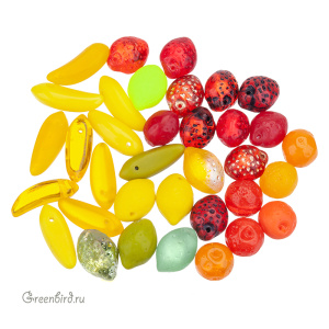 Микс бусин, "Фрукты" (#TCMIX-TUTTI-1)