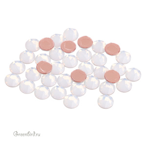 2078 Кристаллы горячей фиксации Rose Flatback SS20 – White Opal (#234), уп. 36шт.