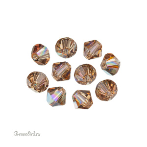 5328 Bicone 5mm – Light Colorado Topaz AB (#246AB)