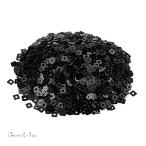 Пайетки Motivo M90G 2,5 мм – Nero (#9919)