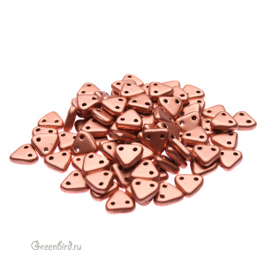 CzechMates Triangle 6мм, Mat. Metallic Copper, 10 гр (#K0177)