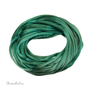 Шнур для кумихимо 1мм, Dark green