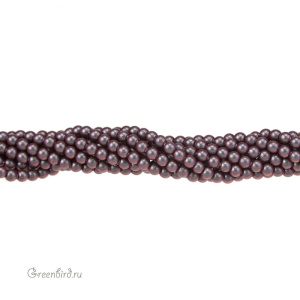 Жемчуг 2 мм #5810 Iridescent Red (#947)