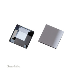 Swarovski 2400 Клеевые стразы Квадрат 6 мм, серебряная ночь (#001SINI), 1 шт.