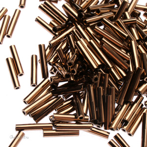 Бисер TOHO Bugle стеклярус 9 мм – Бронза (#221), 10 г