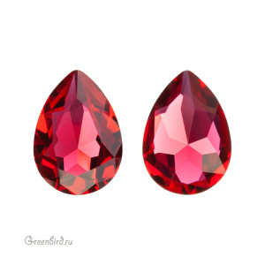 Swarovski 4320 Капля 14х10 мм, алый без фольги (#276UNF), 1 шт.