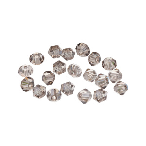 Crystalbird 5301 Биконусы 4 мм, сатин (#001SA), уп. 20 шт.