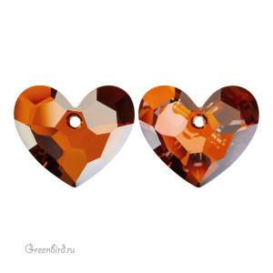 6264 подвеска Truly in Love Heart 36mm - Red Magma (#001REDM)