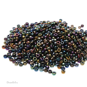 Бисер японский круглый MIYUKI Round 11/0, микс Heavy Metals (#MIX23), 10 г